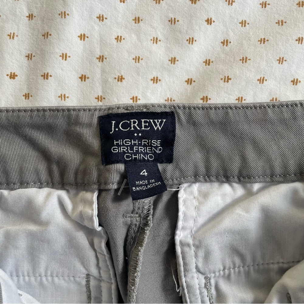 J.Crew Women’s High Rise Girlfriend Chino size 4 - Picture 3 of 6